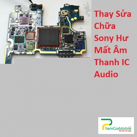 Thay Thế Sửa Chữa Hư Mất Âm Thanh IC Audio Sony Xperia XZ1